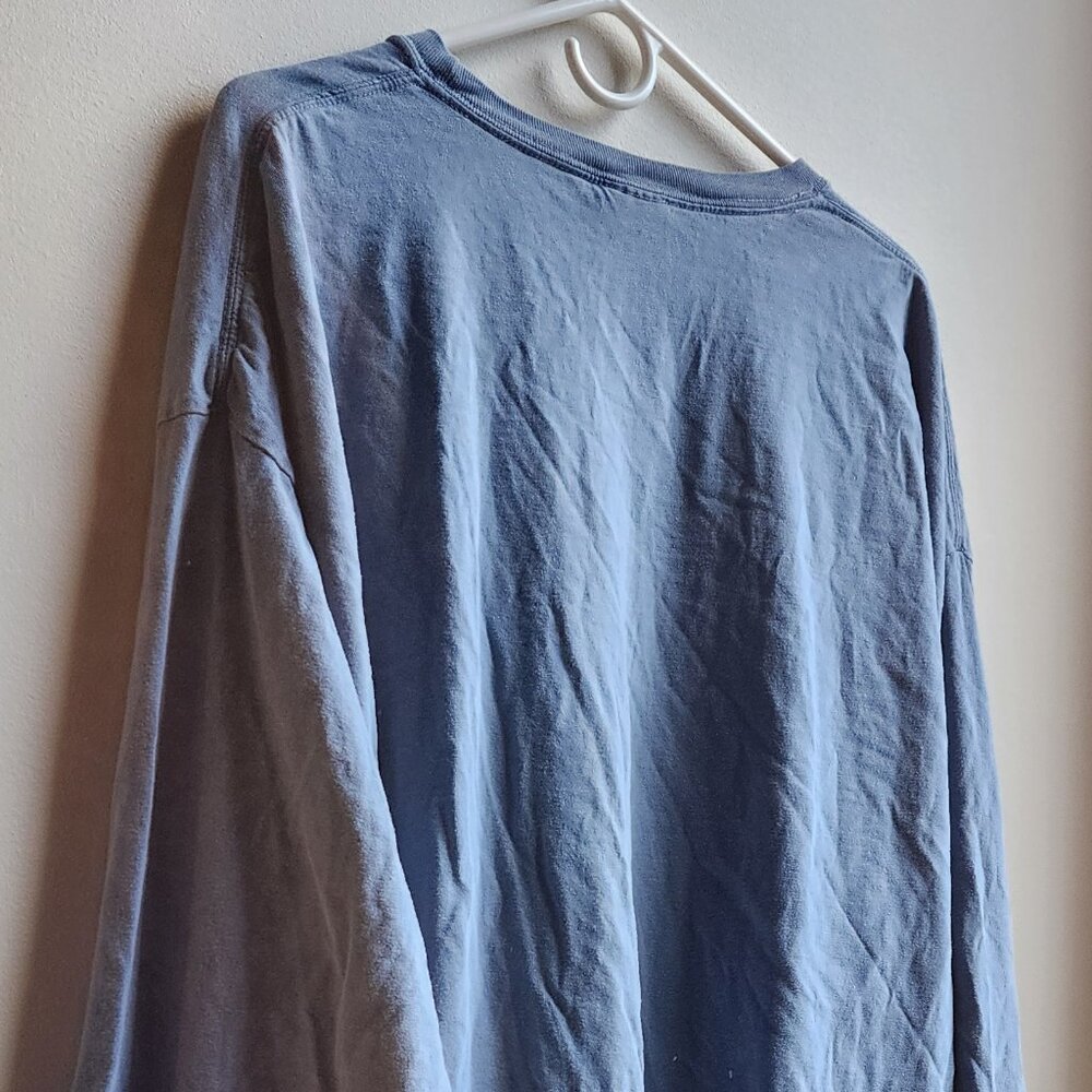 Comfort Colors Blue Long Sleeve Jersey Big & Tall Size 3XL - Picture 10 of 13
